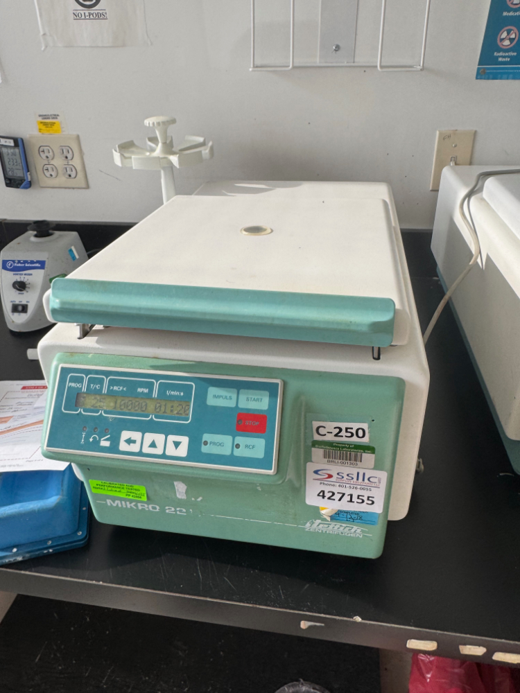 Image of Hettich Mikro 22 R Refrigerated Centrifuge